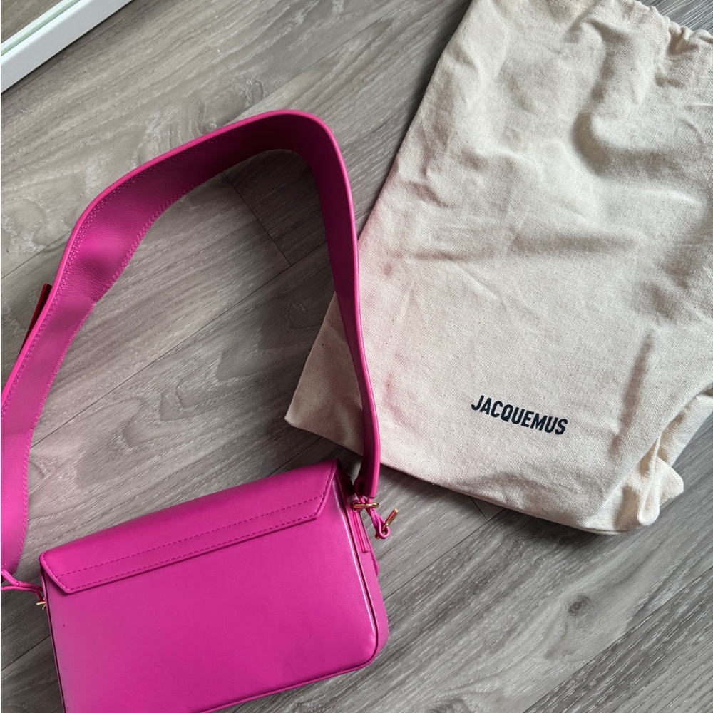 Jacquemus Vibrant Pink Crossbody Bag - Picture 3 of 4
